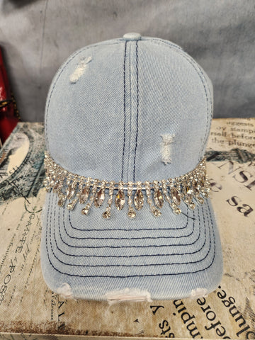 Denim Bling Cap