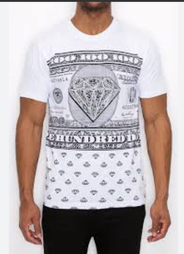 MENS $100 BILL T-SHIRT