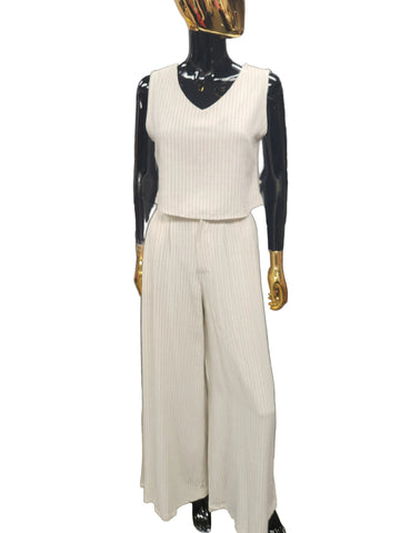 Pinstripe 2PC Pants Set